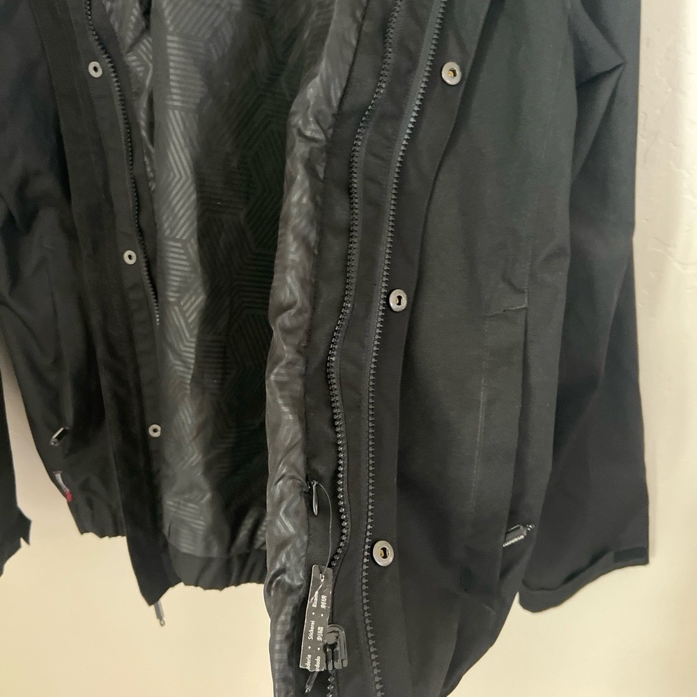 STORMTECH Jacket Mens Large Black Reflective Outdoor Full Zip Windbreaker - Picture 10 of 12